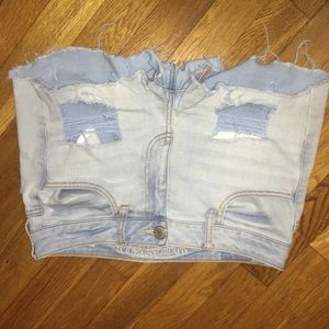 American eagle jean shorts
